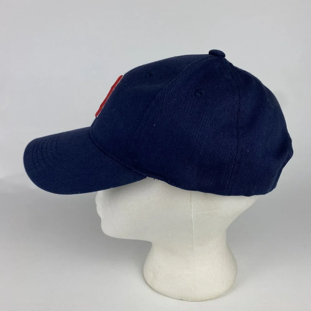 VTG Boston Red Sox Hat Navy Blue Baseball Strapback‎ MLB Genuine Merchandise